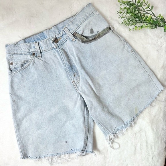 Levi's Pants - LEVI’S | Orange Tab Vintage Destroyed 560 Jean Shorts/Jorts Sz 29 Custom Cut Off